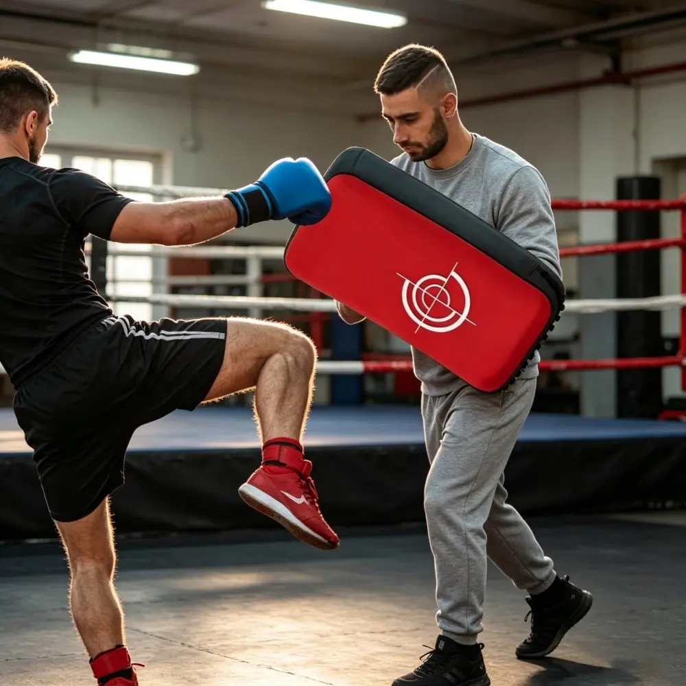 Boxing hand target, sparring for Tai Chi, reaction training for kickboxing, protective target for Taekwondo, foot target for Taekwondo, small curved hand target, with reinforcement.