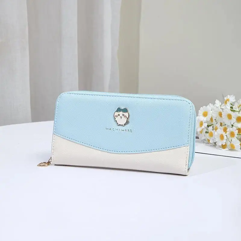 Kawaii Lovely Anime Chiikawa Zipper Wallet for Women Cute Usagi Hachiware Cartoon Style Student Short Purse with Compact 2026