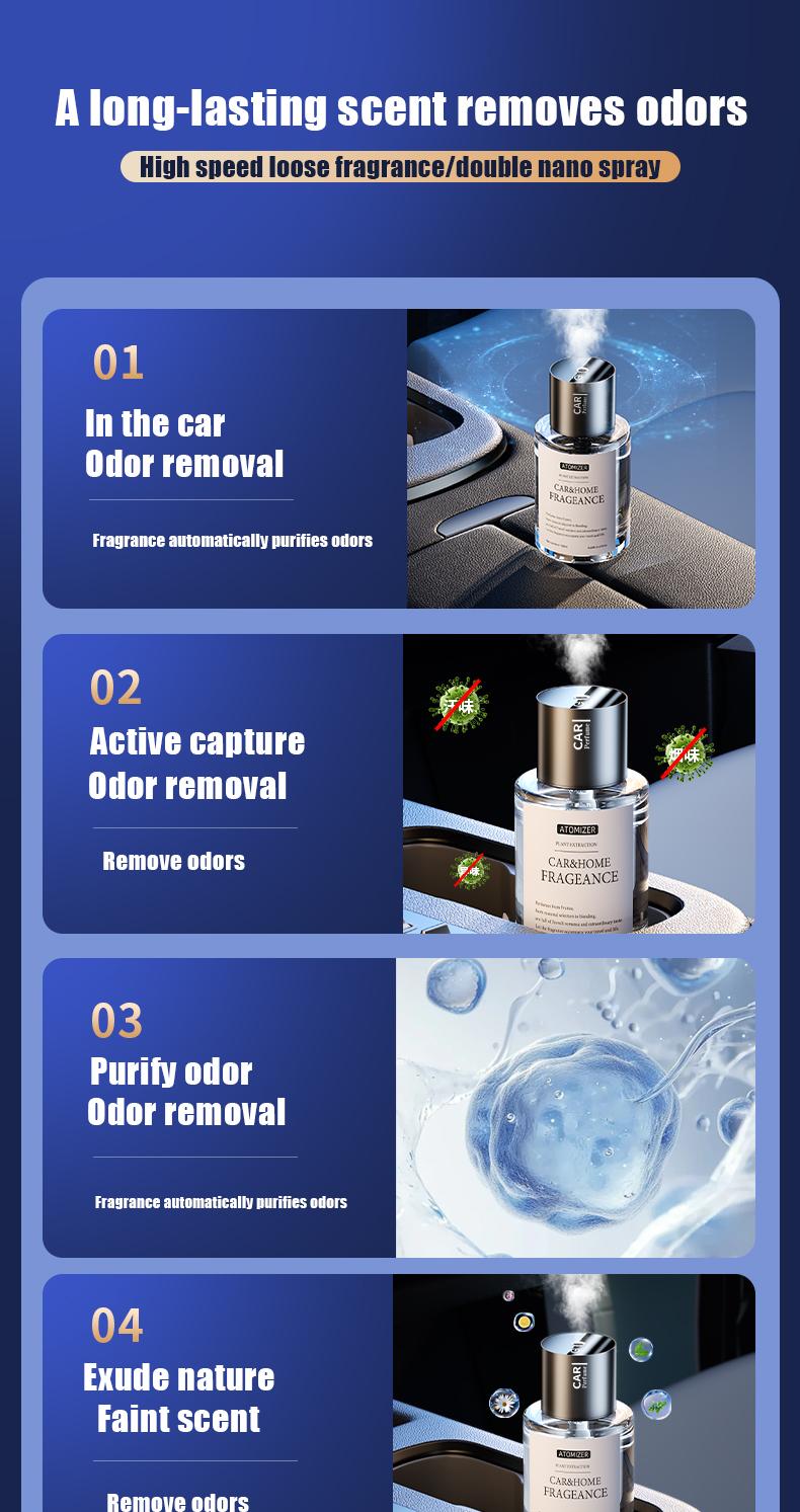 Car Mounted Fragrance Spray Perfume Essential Oil Diffuser Humidifier Intelligent Fragrance Large Capacity High Quality