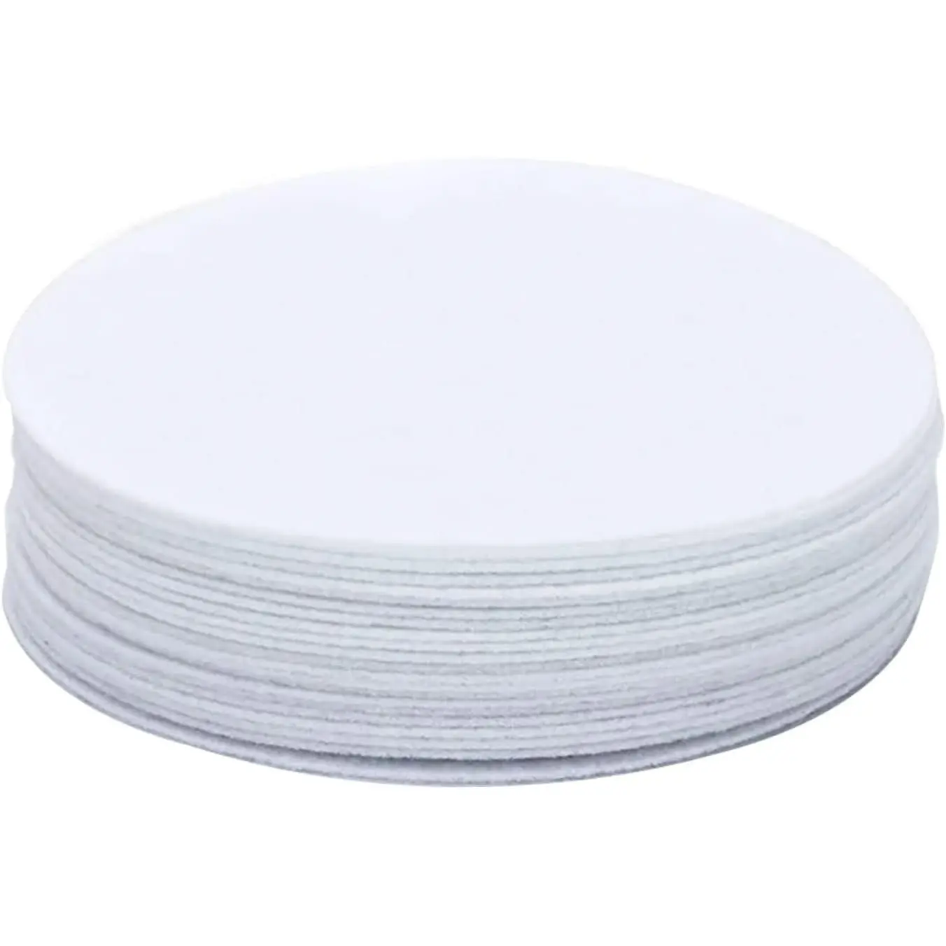 30-Pack Extra Thick Felt Plate Protectors - 10-Inch Round Stacking Mats for Porcelain & Ceramic Tableware, Cuttable Dividers for China Storage with Peace Vibe