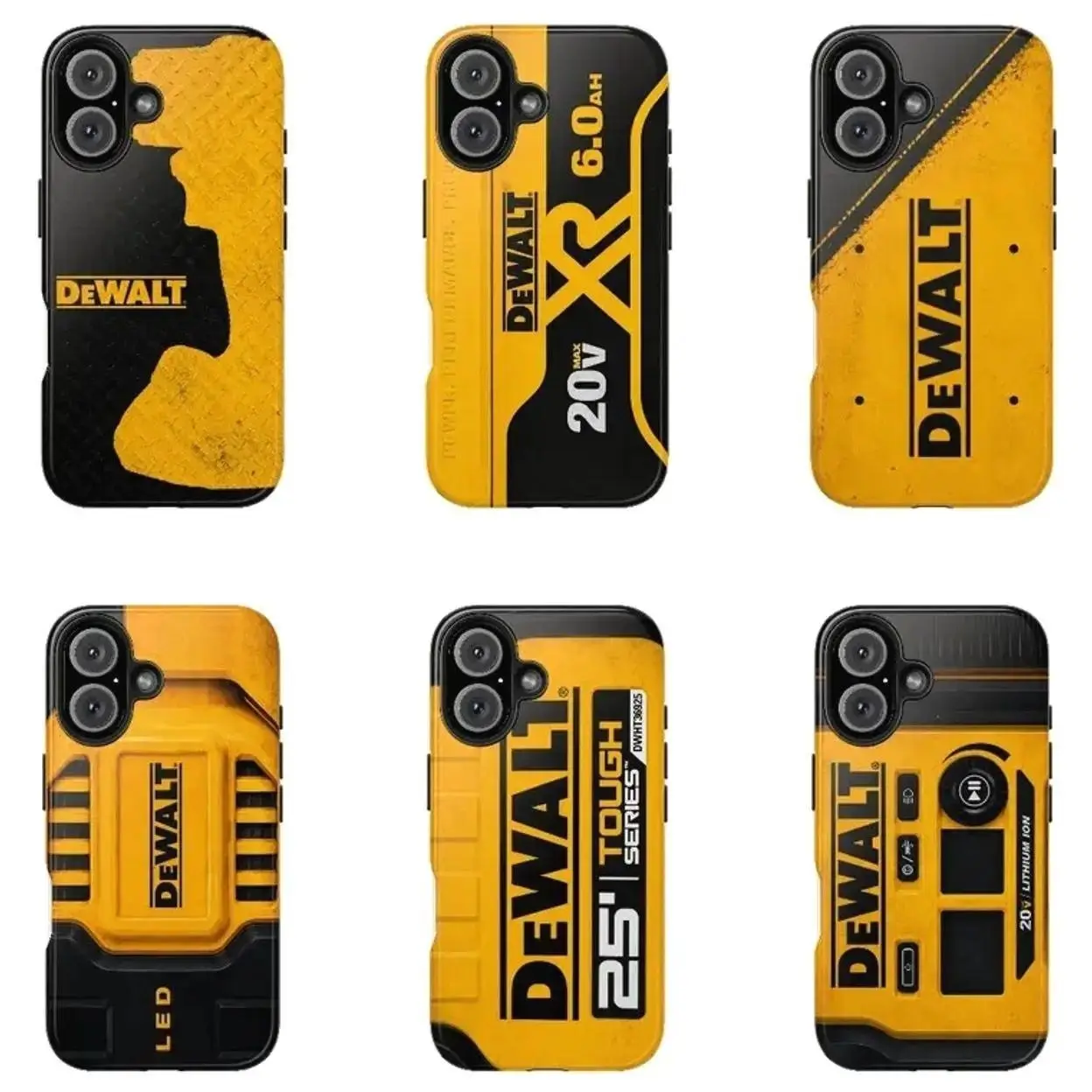 DEWALT Homeware Tools Phone Case Suitable for iPhone 17-11 Pro Max/Plus and  Samsung Galaxy S23-25