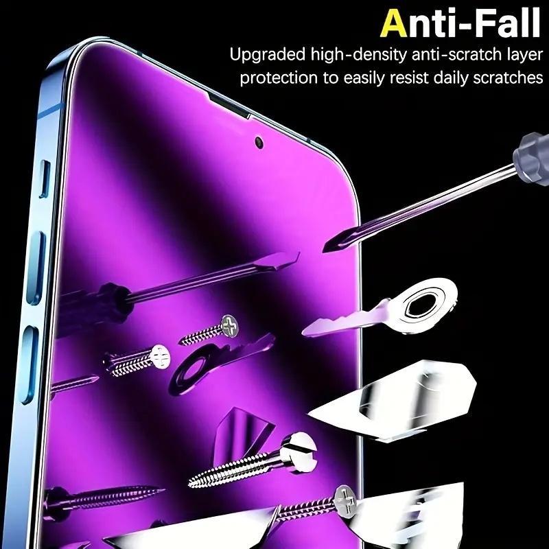 Privacy Phone Screen Protector, 3 Counts Anti-scratch Durable Phone Screen Protective Film, Phone Accessories Compatible with iPhone 16 15 14 13 12 11 Pro Max, Cover, Protection