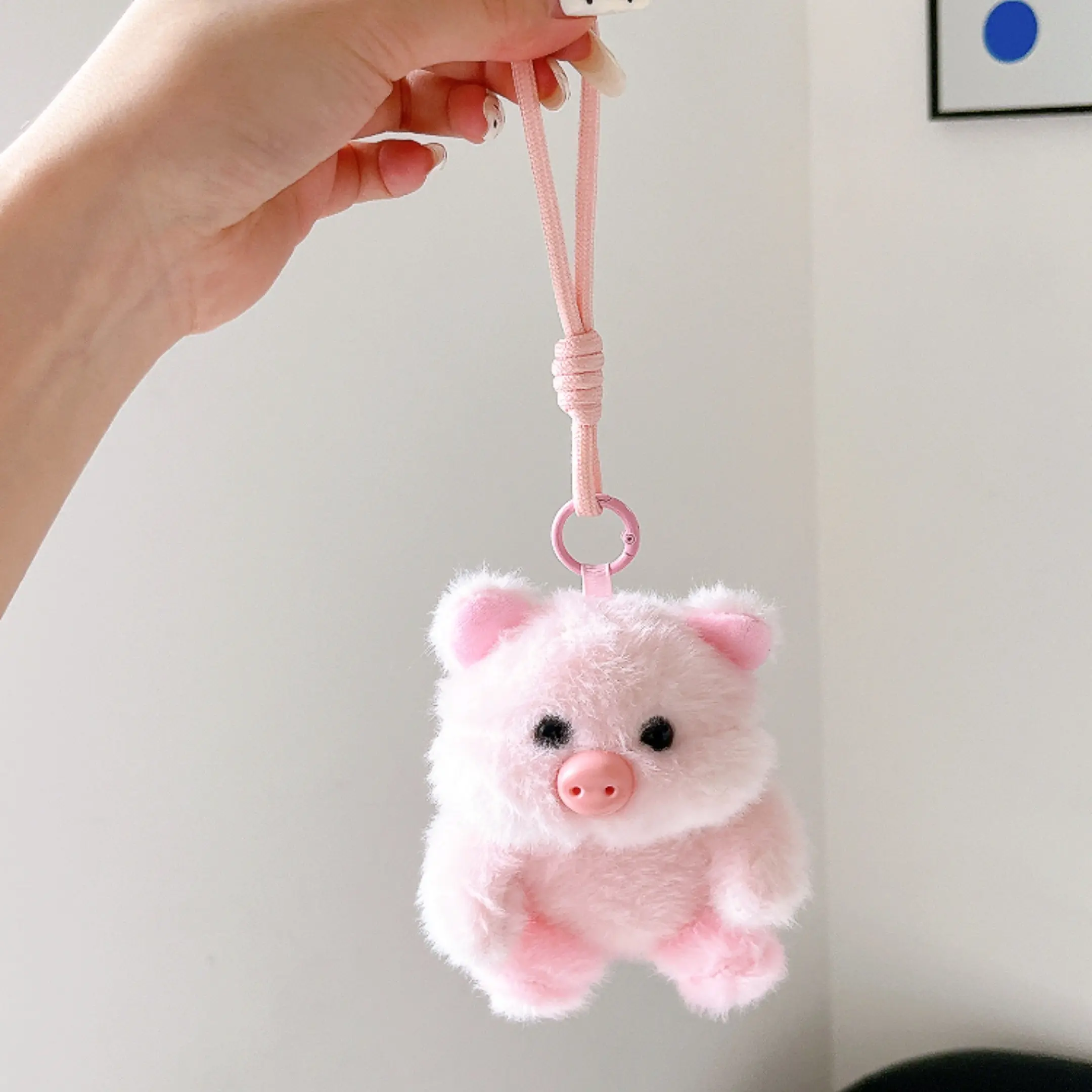 Cute Plush Elephant Pig AirPods Pro 3 Case, Protective Cover for Apple 3rd 4th Gen Wireless Bluetooth-compatible Earbuds with Wrist Strap Earphone Protective Cover