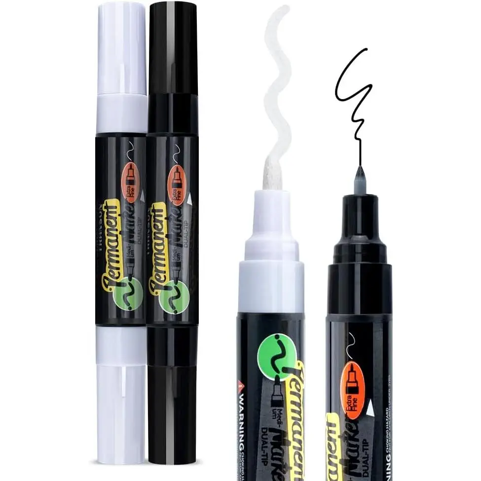Bold Tip and Extra Fine Tip  Markers  Oil  pen