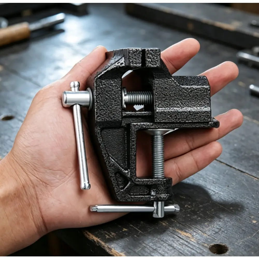 Adjustable Otis tenon and tooth positioning clip, durable and non installation woodworking gripper, manual drilling, 3D printing model, fixed and portable fixture