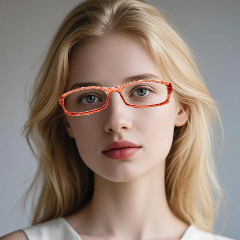 Reading glasses for seniors: blue light blocking, lightweight, anti-glare, suitable for daily reading, high-definition printed lenses.