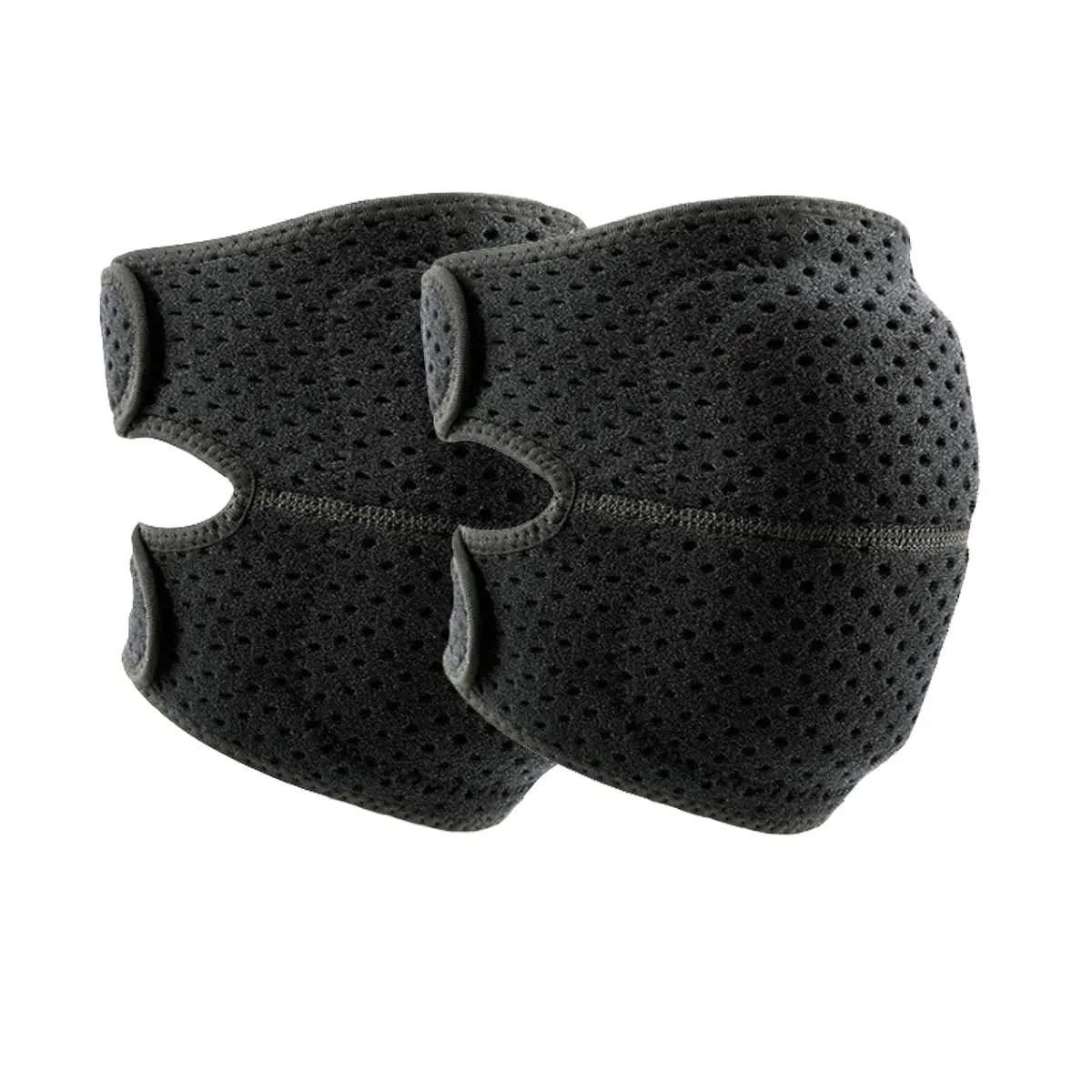 Knee Pads for Women & Men, Soft Dance Knee Pads with Adjustable Bands, Volleyball Knee Pads for Women Men Wrestling Knee Pads Wrestling Gear, Knee Protector Crash Pad Snowboarding Gear Soft Knee Pads for Work (Black, Large)