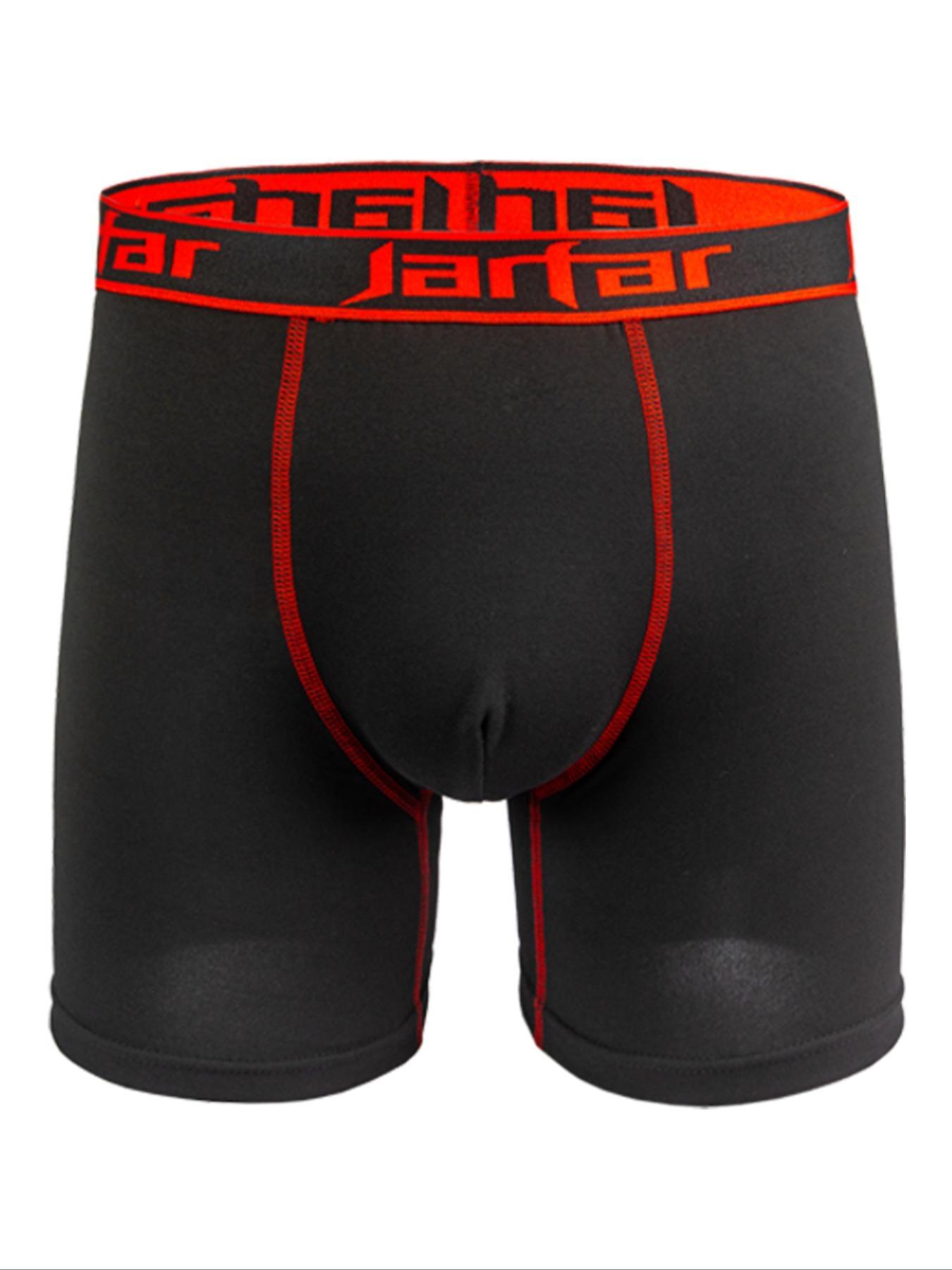 Men's Letter Tape Boxer Brief, Casual Comfy Breathable Underwear for Daily Wear, Men's Underwear for All Seasons Men's Letter Tape Boxer Brief, Casual Comfy Breathable Underwear for Daily Wear, Men's Underwear for All Seasons