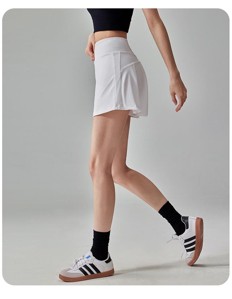 Plus Size Tennis Skort Sport Skirt With Built-in Shorts Anti-exposure 2-in-1 Athletic Dress for Running Workout Golf