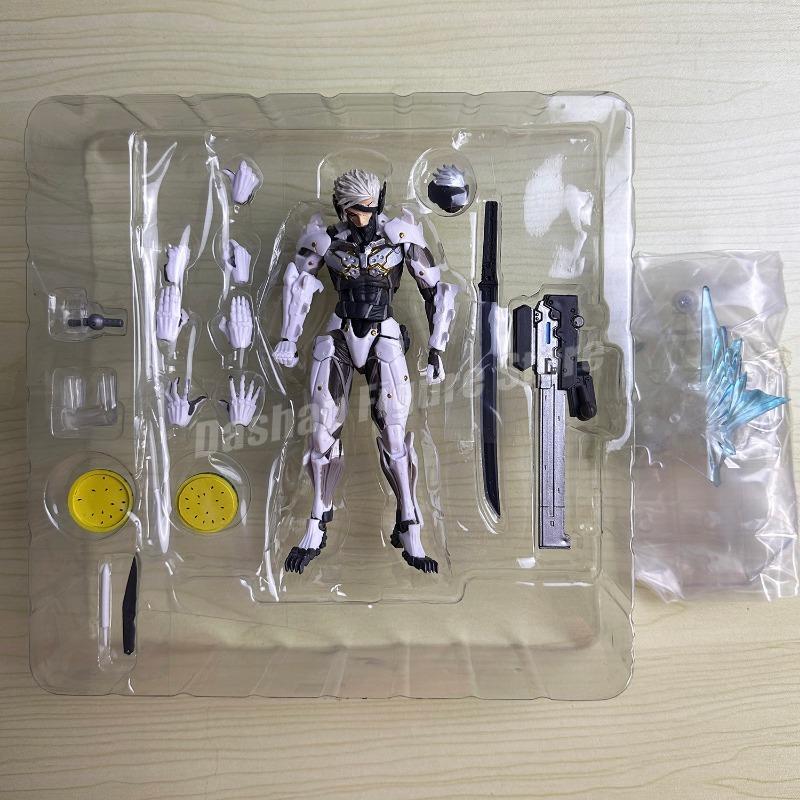 Kaiyodo Revoltech Metal Gear Solid Raiden Action Figure PVC Movable Model #140 Collection 15cm Solid Snake Jack Figurine Toys popular
