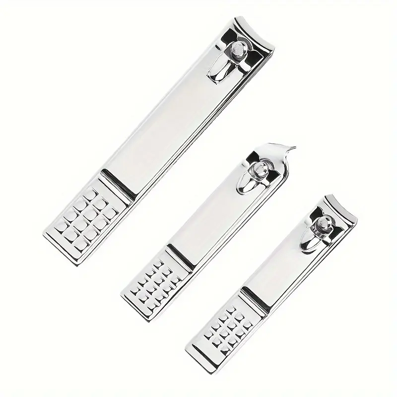 3PCS Stainless Steel Nail Clipper, Nail Cutting Machine, Nail Trimmer, Toe Nail Clipper Tool,Manicure tools