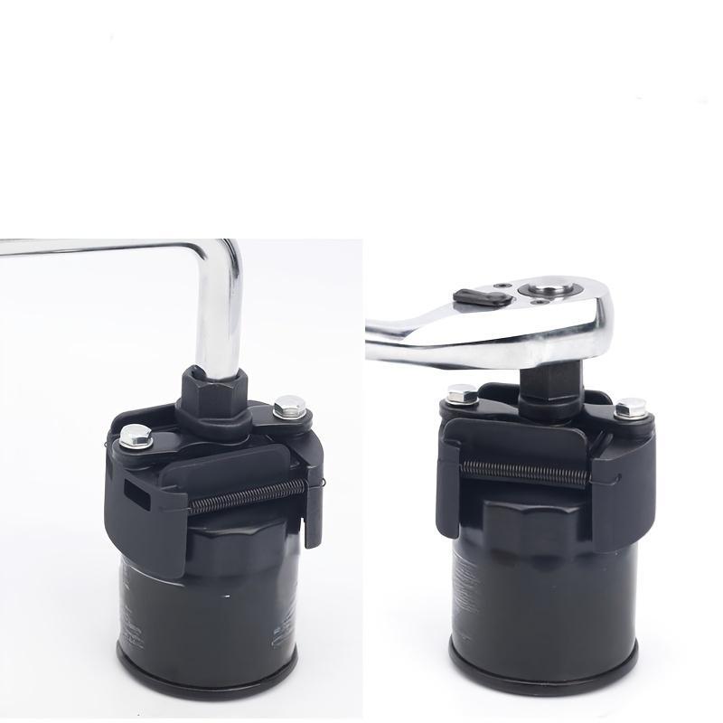 Adjustable 2 Jaws Filter Wrench, 60-80 Mm (2.36-3.15 In), Heavy Duty Steel, Double-Sided Grip for Easy Removal And Installation(Non-automotive accessories)