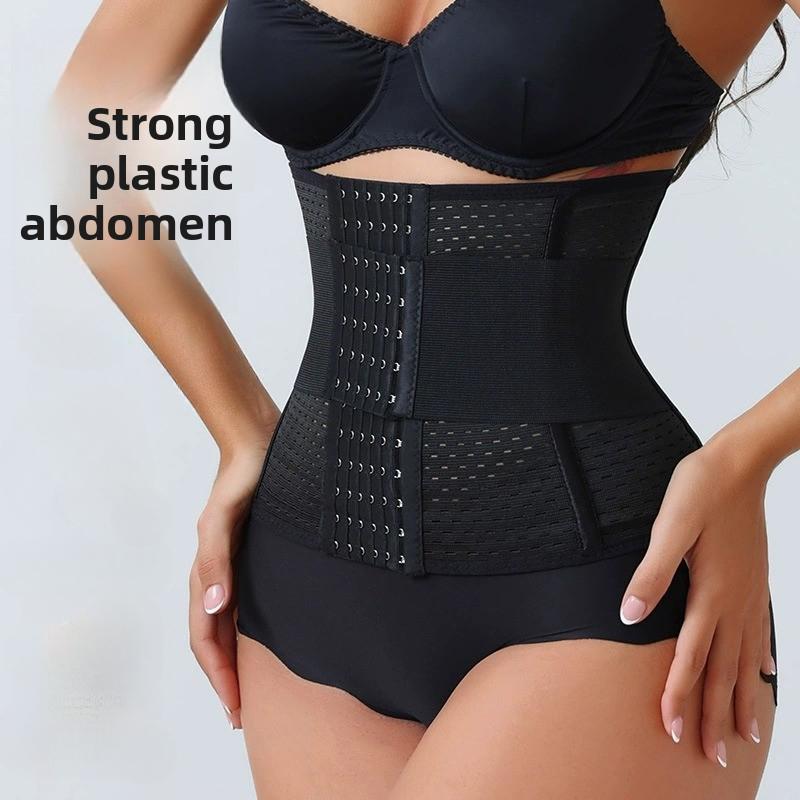 Women's Segmented Faja Body Shaper, High Elastic Mesh Breathable Waist Trainer, Firm Tummy Control Slim Cincher, Comfortable Sheath Girdle, Stretchy Lightweight Workout Shaper, Essential for Daily Casual & Fitness Waist Sculpting, Waist Trainers