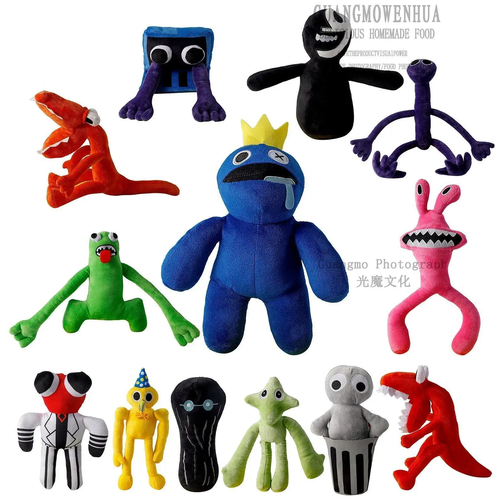2026 Hot Rainbow Friends Roblox Plush Toys - Plush Fabric Stuffed Dolls, Roblox Figures, Colorful Cartoon Character Collectibles for Kids Birthday Gifts, Collectible Play Home Decor