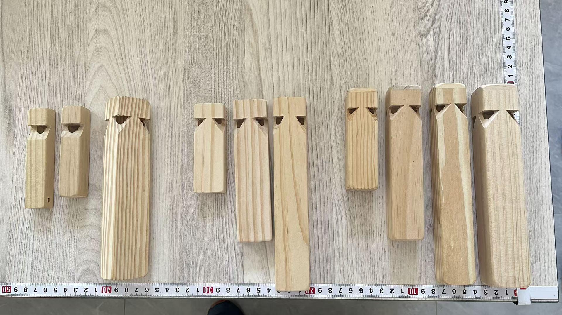 Wooden train whistle