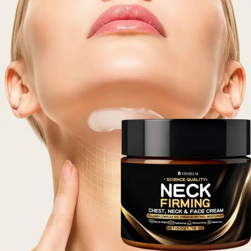 ScienceQuality+ 3-in-1 Neck & Face Firming Cream – Lifting Moisturizer for Chest, Anti-Wrinkle Repair 50g