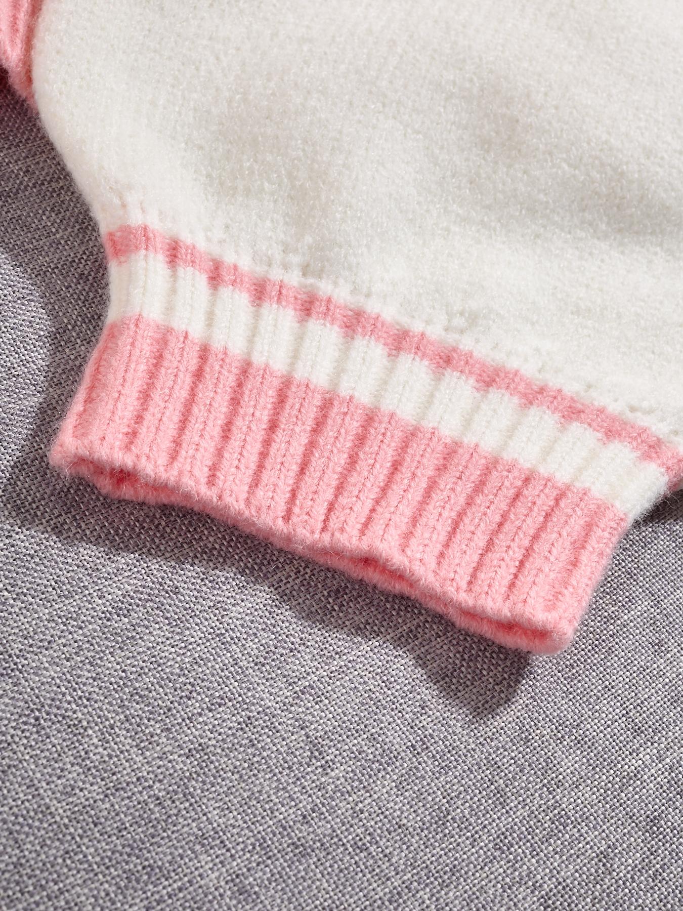 Women's Casual Knit Cardigan, Long Sleeve Hooded Sweater, Patchwork Heart Button Design, Fall Winter Fashion