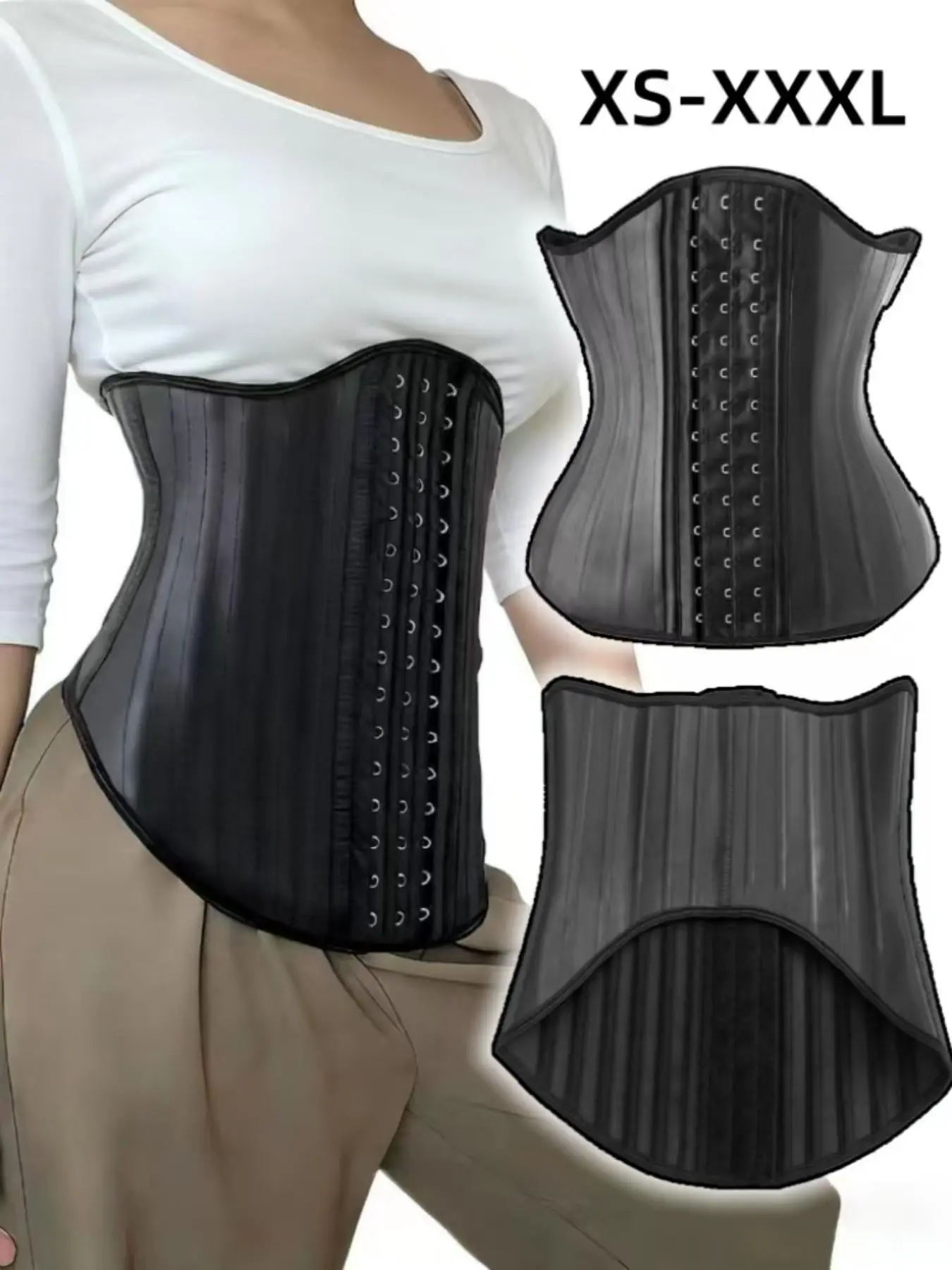 XS-XXXL Women Waist Trainer Shapewear Tummy Control Snatched Waist Training Corset Corset Waist Shaping For Summer Outfits Home Cardio Workout Waist Training Journey Wedding Guest Outfit Matching Tubetop Body Shaper