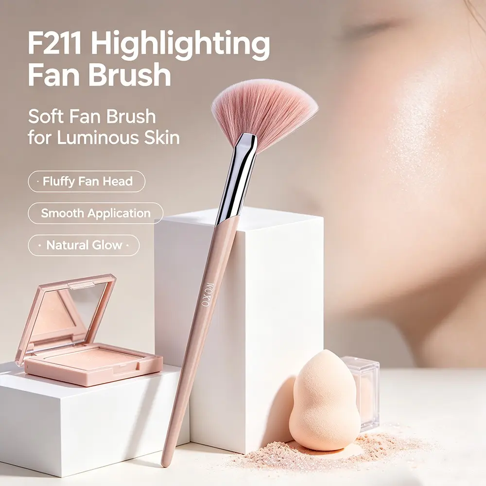 F182 Crease Blending Brush, Synthetic Hair, Eyeshadow Contour Brush, Eye Nose Contour Makeup Tool, Professional Beauty Essential
