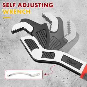 Multifunctional Self locking Wrench, Self Adjusting Pipe Wrench, 8 Inch Plumbers Wrench for (9-25mm) 3/8"-1"Nuts, Irregular Nuts, Pipes Use, Chrome Vanadium Alloy Steel (8 In) Multifunctional Self locking Wrench, Self Adjusting Pipe Wrench, 8 Inch Plumbers Wrench for (9-25mm) 3/8"-1"Nuts, Irregular Nuts, Pipes Use, Chrome Vanadium Alloy Steel (8 In)