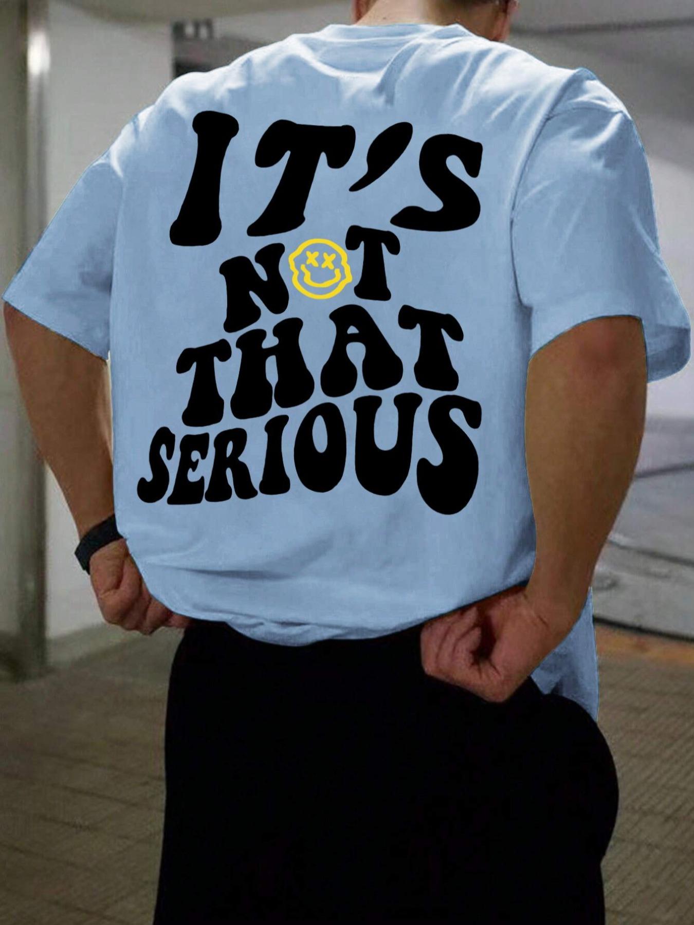 Men's Cartoon Letter Graphic Print Round Neck Knitted Sleep Tee, Regular Fit Casual Short Sleeve Pajama T-shirt, Men's Summer Sleepwear, National Day Offers