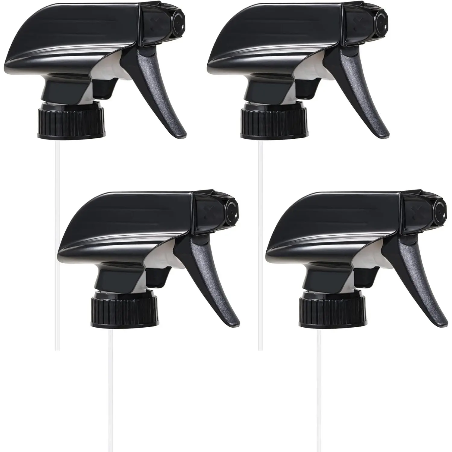 4 Pack Trigger Sprayers   Nozzles with Mist Stream Sprayer for 8oz/16oz Glass  Bottles,Quality  Nozzles for , Kitchen, Garden and Office,Cleaning Solutions