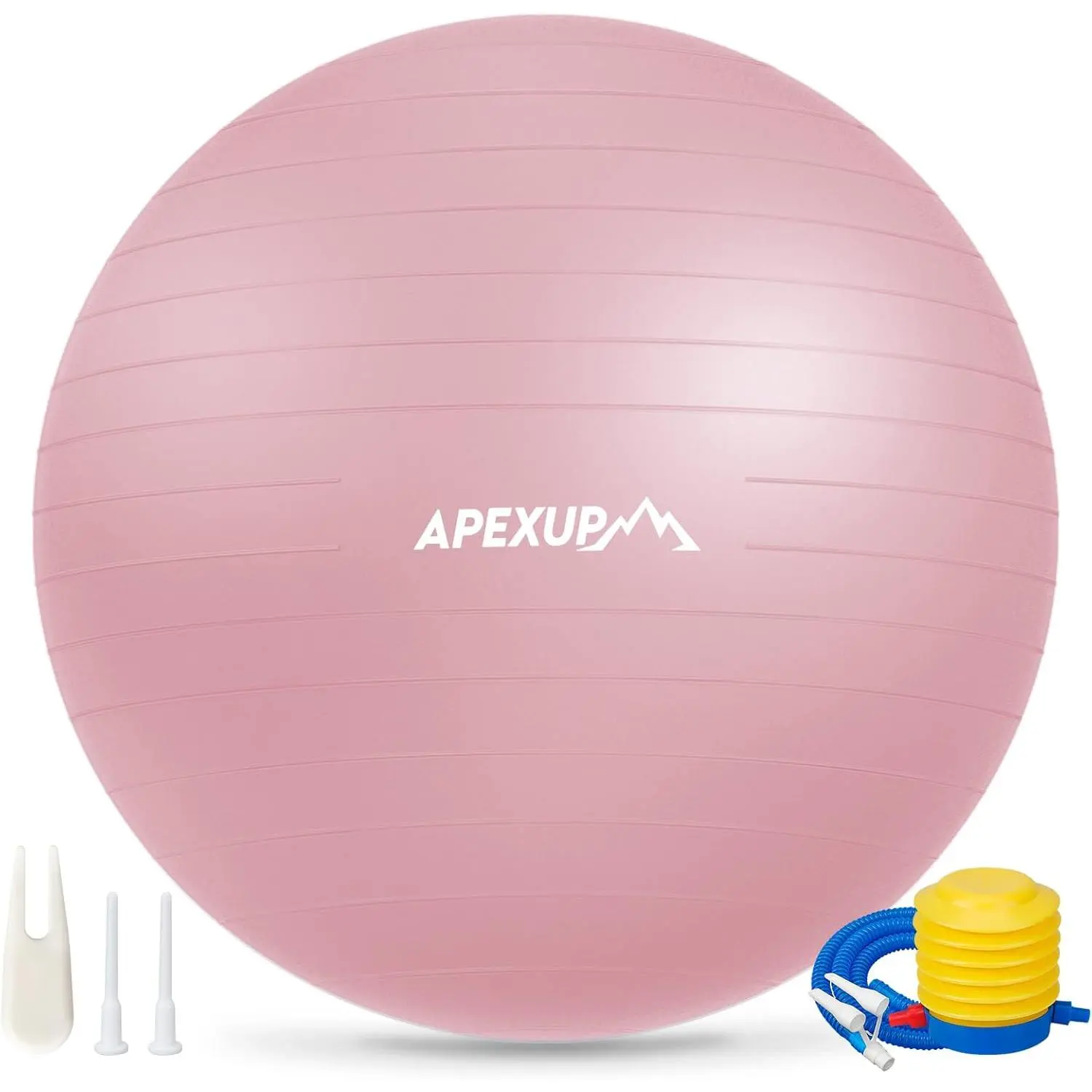 Yoga Ball, 660 lbs Anti-Burst Exercise Ball with Pump, 5 Sizes | Anti-Burst, Anti-Slip, Strengthens Core, Improves Balance & Posture, Boosts Flexibility & Stability