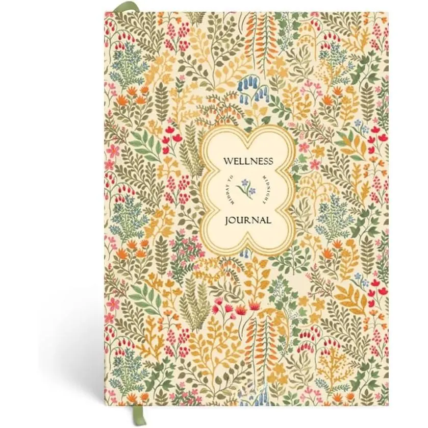 Fairy Flies 12 Week  Journal - Floral Hardback | Log Intentions Sleep & Energy, Morning & Evening | Weekly & Monthly CheckIn | Undated Planner | Reflection, Mindfulness | Self Care