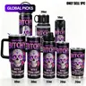 Stainless Steel Insulated Tumbler with Lid, Sugar Skull and Roses Design, Double-Wall Vacuum Insulated Flask, 40oz/30oz/22oz/20oz Leakproof Travel Mug, Gift for Women & Men, Stainless Steel Thermos, Bottles, Drinkware #GLOBAL PICKS