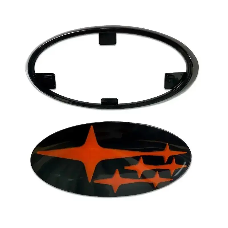 Acrylic Car Front Hood Logo Emblem Rear Trunk Badge Sticker for Subaru Impreza BRZ WRX STI Legacy Outback Ascent XV Accessories