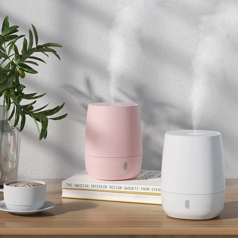 Smart Desktop Cold Aroma Diffuser - Space-Saving Automatic Spray Fragrance & Humidify Appliance, Stable Performance, 9x17cm, Long-Lasting Scent for Home, Study Indoor Use