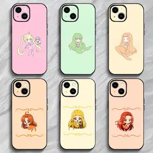 Mermaid Melody Anime Phone Case Magical Shoujo Aesthetic Lightweight Protective Cover Compatible with iPhone 11-17 Pro Max/Plus & Samsung Galaxy S23-S25