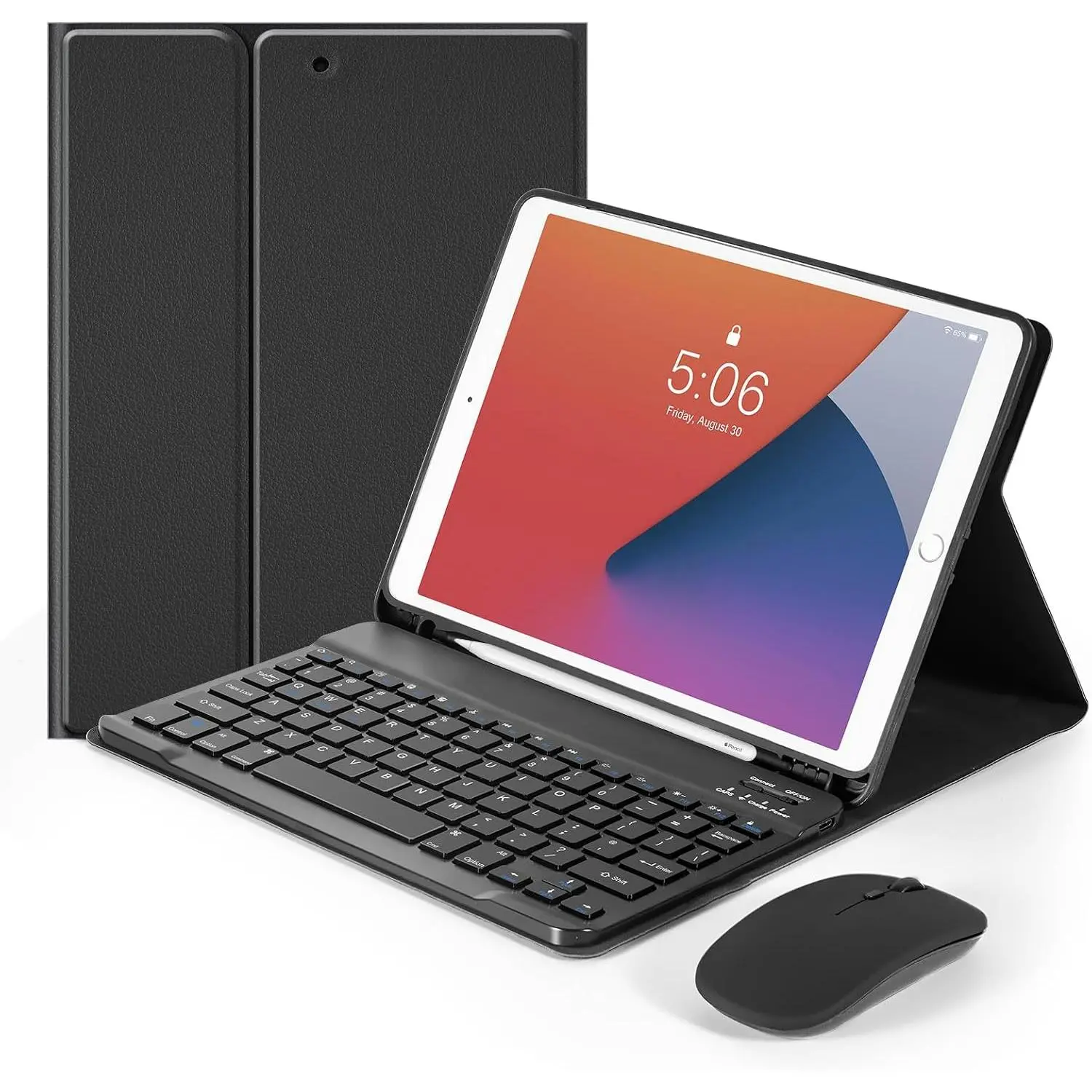 Keyboard Case for iPad 9th 8th 7th Generation 10.2 Inch, Detachable  Keyboard Case with Pencil Holder and  for iPad 9th/8th/7th & iPad Air 3rd 10.5"/iPad Pro 10.5"
