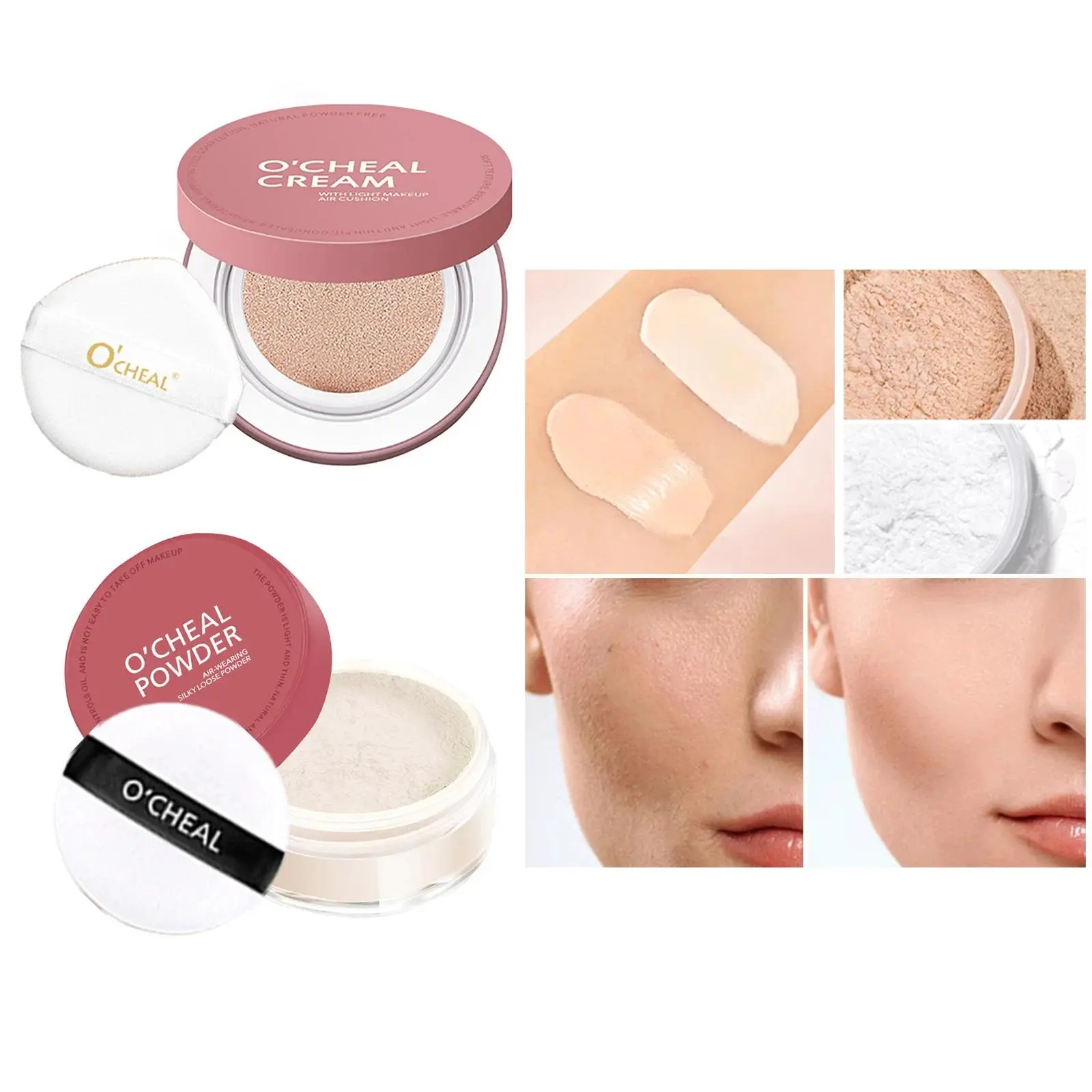 CC Cream Cushion Foundation Cream Long Lasting Moisturizing Concealer Foundation BB Cream For Face Makeup Concelear