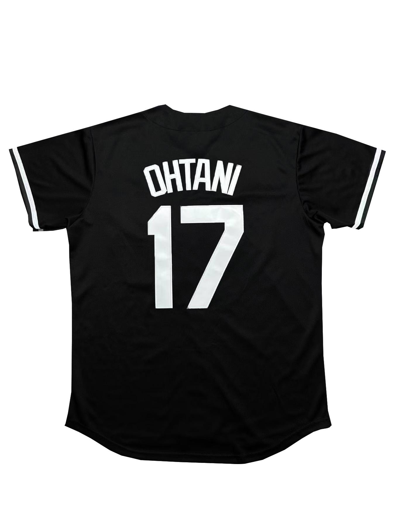 Men's Los Angeles #17 Four Colors Baseball Jersey, Casual Sporty Short Sleeve T-Shirt Jersey Tee for Daily Wear, Sportswear for Men