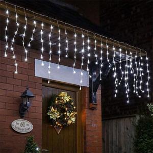 BASIC SUPPLY Christmas Icicle Lights - 65FT String Lights Outdoor Waterproof, 8 Modes Timer Connectable Plug-in String Light for Eaves, Roofs, Christmas Decorations BASIC SUPPLY Christmas Icicle Lights - 65FT String Lights Outdoor Waterproof, 8 Modes Timer Connectable Plug-in String Light for Eaves, Roofs, Christmas Decorations