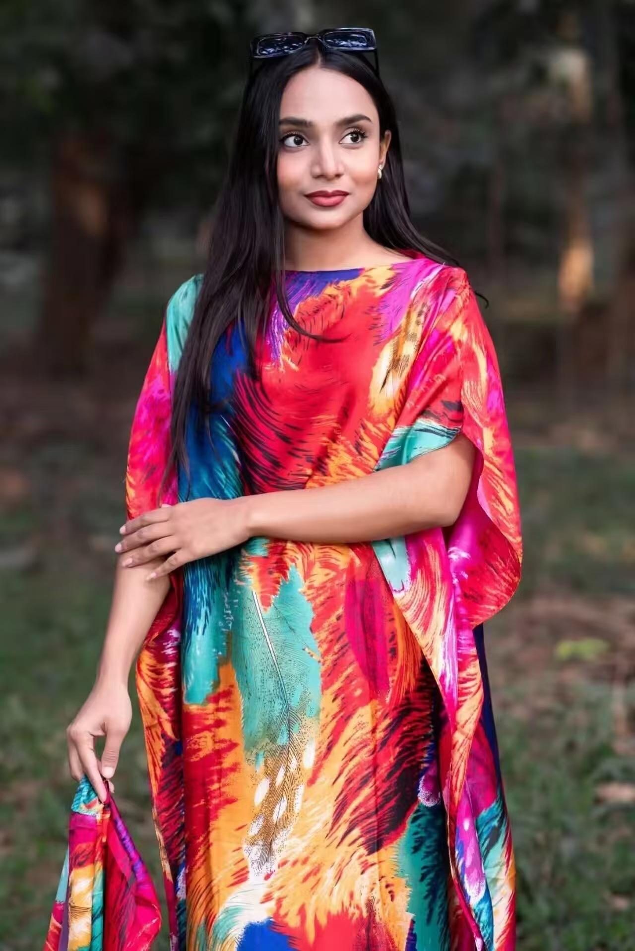 Women's Leopard Print Long Sleeve Kimono & Bandana Set, Casual Open Front Outerwear & Square Scarf Set for Beach Vacation, Beach Cover Up, Ladies Clothes Accessories for All Seasons