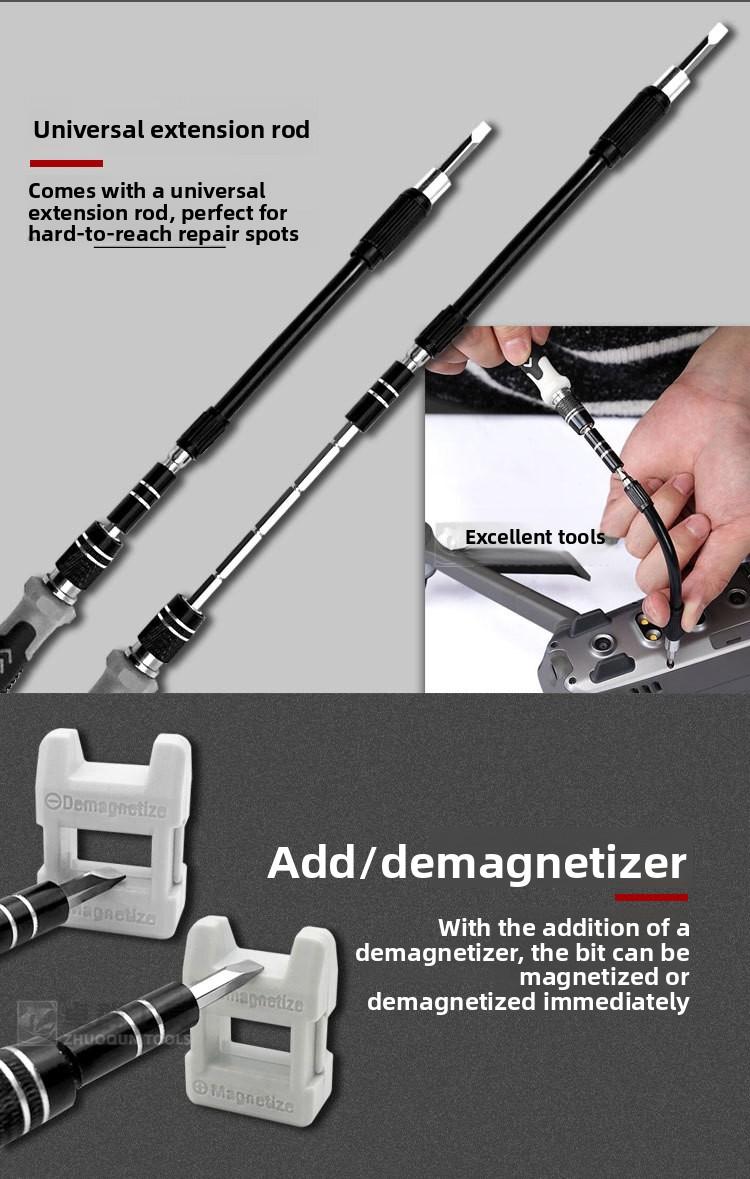 Newly Upgraded 115-in-1 Screwdriver Set Multifunctional Watch, Mobile Phone, Computer Repair and Disassembly Tool basin wrench brushless impac household maintenance sink storage box pipe organizer rack jack ratchet master hex bit socket set rubber grip