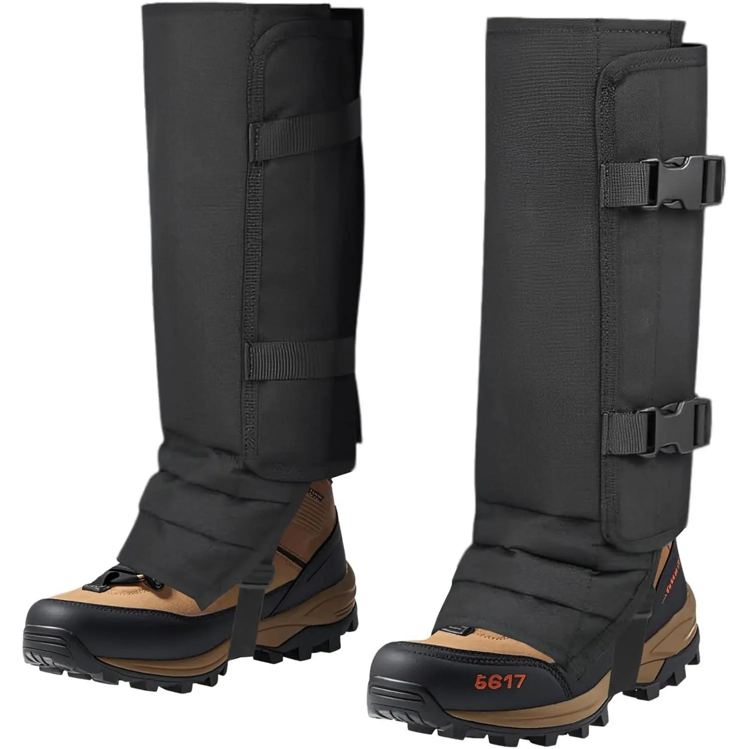 Snake Gaiters for Men Women, Balck Snake Bite Protective Gaiter Chaps Fit for Outdoor Hunting Hiking Farm Working Lawncare