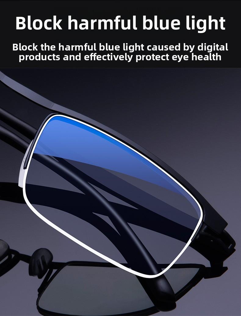 Directly from the manufacturer, TR90 anti-blue light, anti-radiation, high-definition mobile phone and computer protective glasses, non-prescription flat lenses