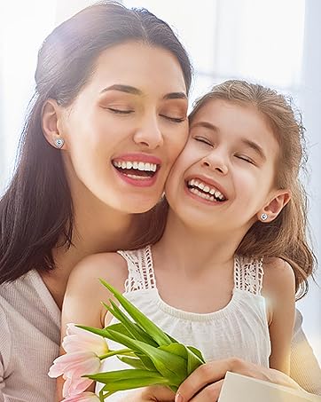 CASSIECA 24Pairs Hypoallergenic Earrings for Girls Women  Screw Back Earring Cute  Earrings 4mm Tiny Screwback Flat Back Stud Earring