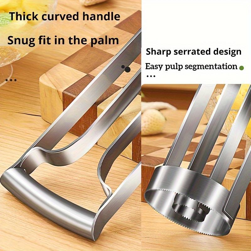 Stainless Steel Pineapple Cutter Corer, Peeler Fruit Slicer Corer Remover Kitchen Tool