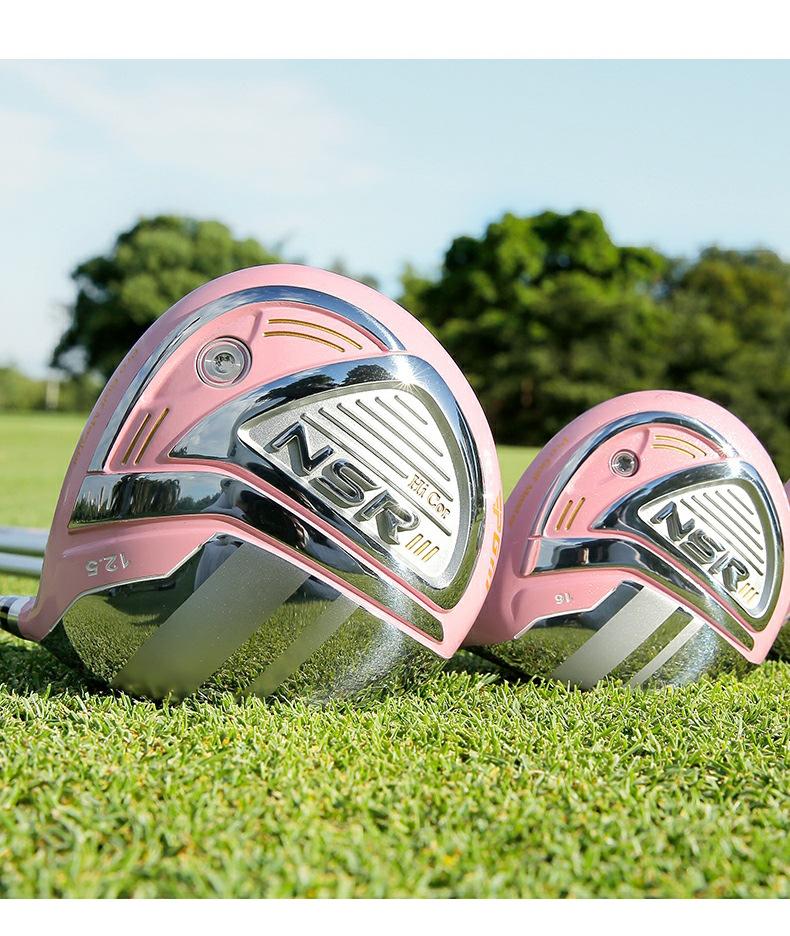 Women's Golf Clubs: Titanium Driver (No.1) and Fairway Woods (No.3 & 5) - Carbon Shafts, High-COR Design