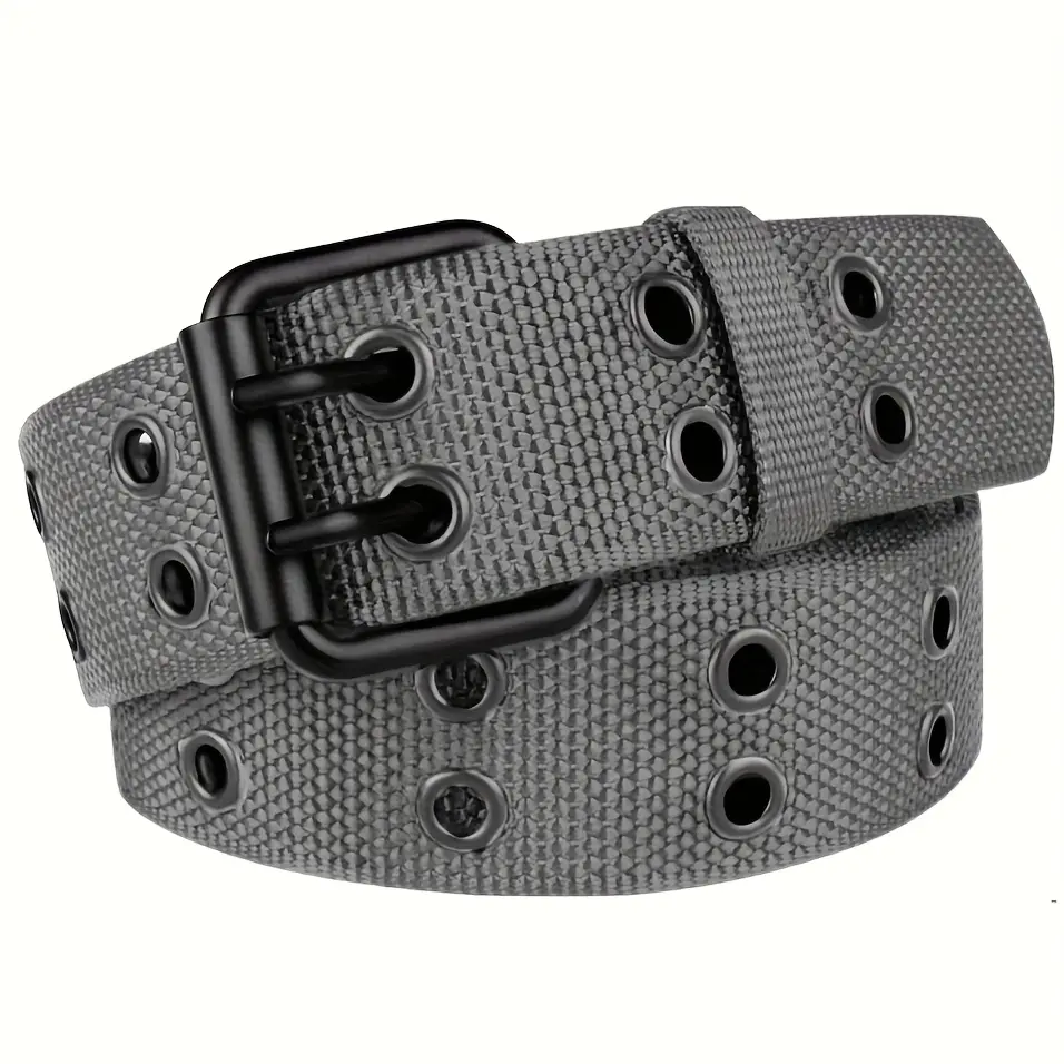 [Breathable Nylon Belt] New Men Breathable Nylon Fabric Belt Outdoor Sport Belt Pin Buckle Trousers Jeans Belt