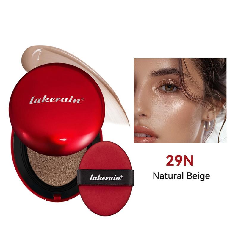 Long-Lasting Air Cushion Balm Foundation, Lightweight Moisturizing Makeup Base & Cream for Women & Girls