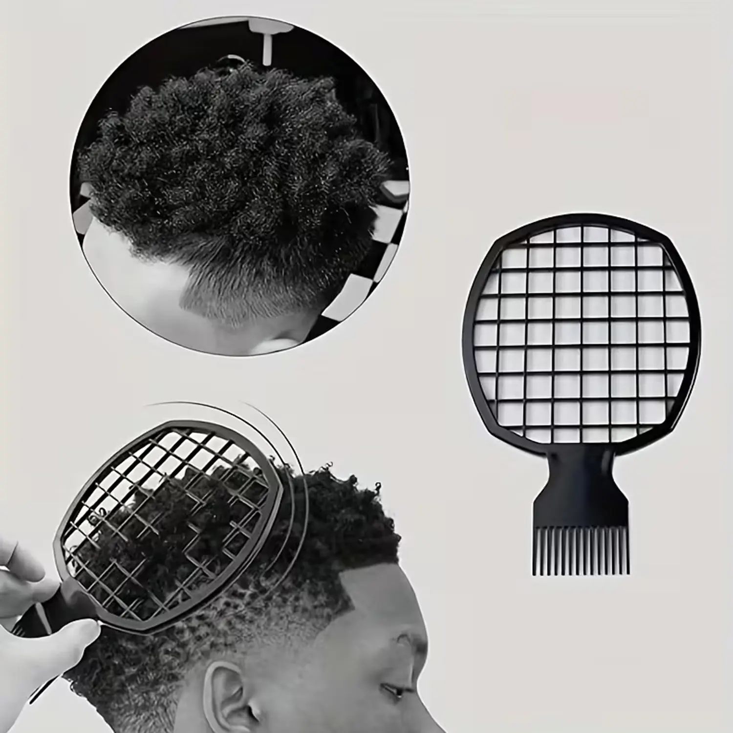 Hair Twist Sponge with Large-Hole Curling Sponge for Dreads, Curls Coils & Afro Curl Styles, Easy Locking, Wave Making & Daily Hair Care Tool, Heatless Curler