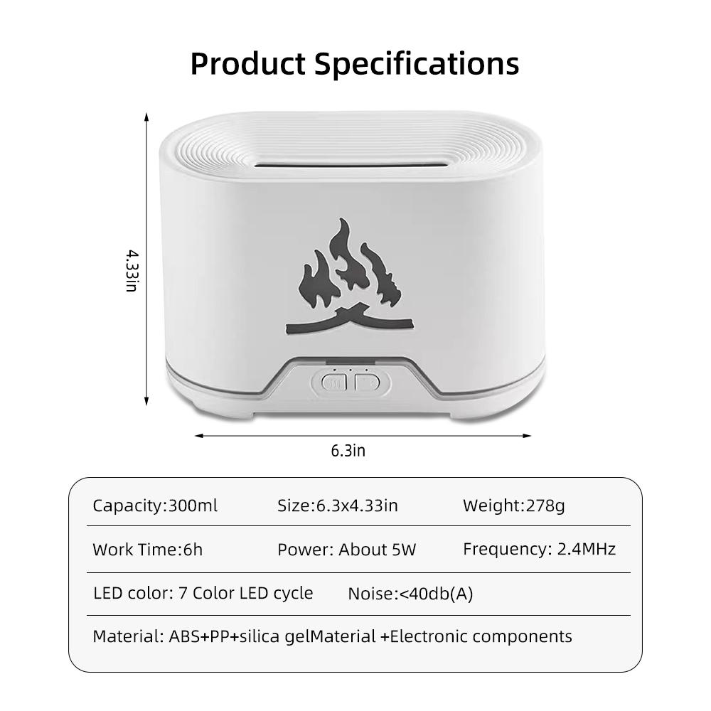 Remote Control Aromatherapy Diffuser  300ml Bedroom Humidifier with Essential Oil Diffusion