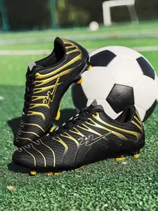 Multi Colors Unisex Pro Soccer Cleats Match Daily Training PVC Rubber Stable Grip Easy Ball Control