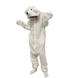 Polar Bear Onesies For Adults One-Piece Pajamas Kigurumi Whole Body Women Anime Costume Men Cosplay Pyjama Halloween Party Gift