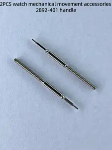 2pcs Watch Mechanical Movement Parts, 2892-401 Core Handle, Essential Accessories for Clock Enthusiasts, Durable & Reliable Components